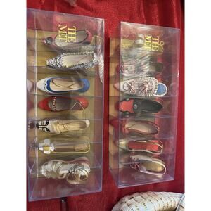 Set Of 14 The met Miniature Shoe Ornaments